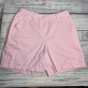Lauren Ralph Lauren Pink Long Shorts Cotton Women's 8